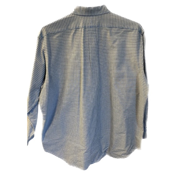 Ralph Lauren Yarmouth 100% Cotton Oxford, plaid, size 17 1/2.  See photos. - Picture 3 of 5